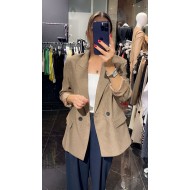 Ekose Blazer Ceket 